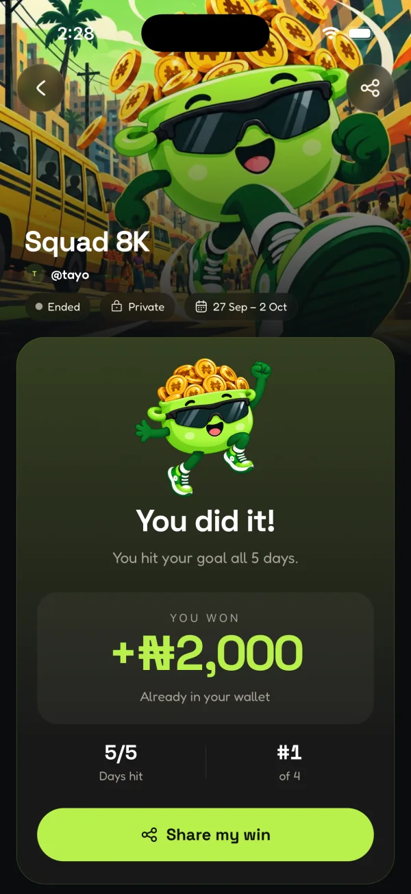 A finished pot: You did it, and ₦2,000 already in the wallet.
